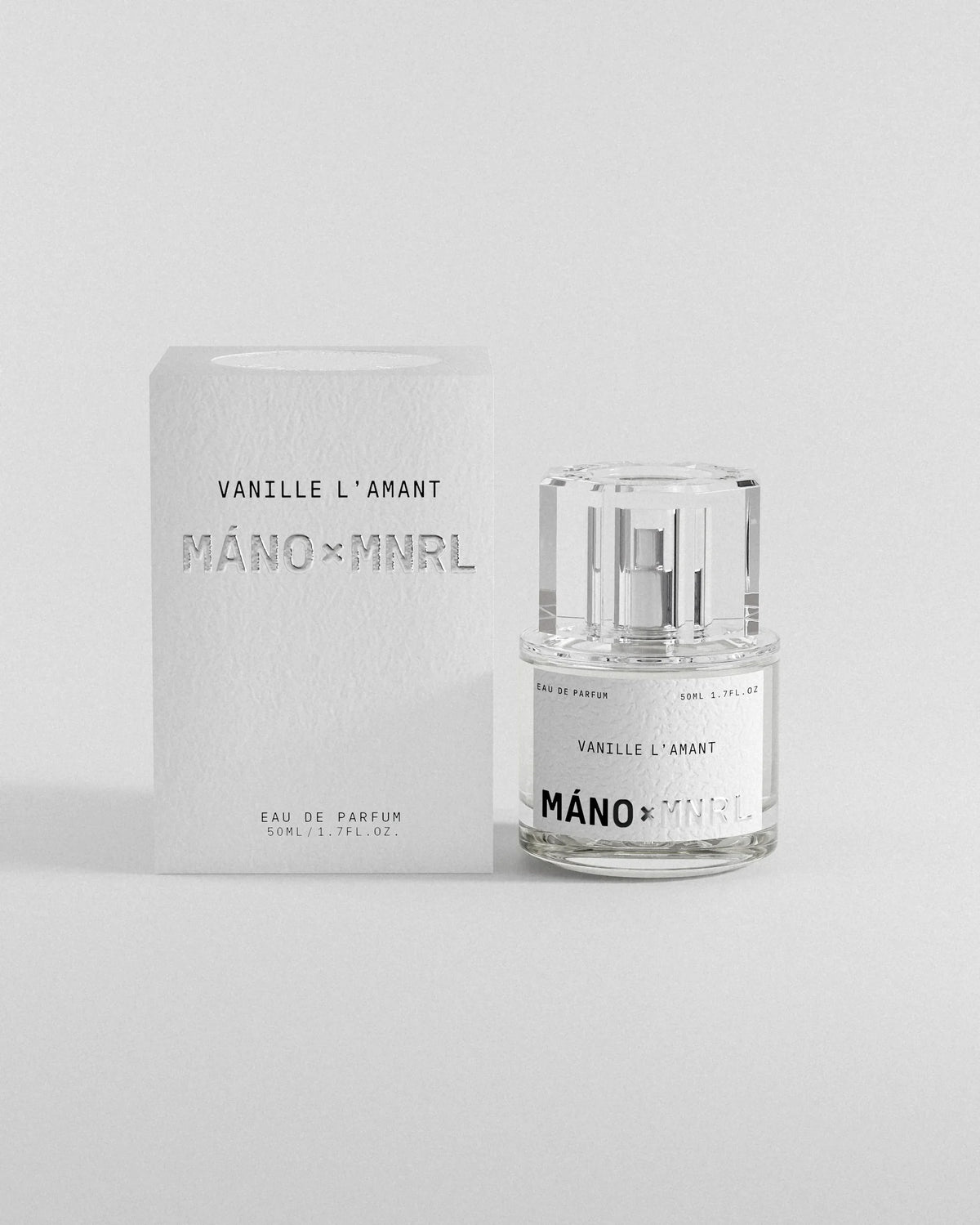 Vanille L'Amant bottle and box on white