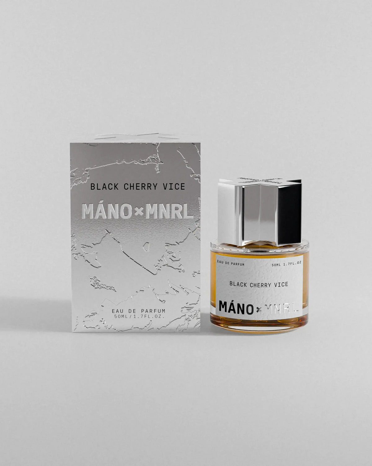 Black Cherry Vice bottle and box on white
